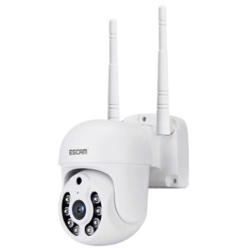 ESCAM WNK710 3MP HD WiFi Dual-light Camera, EU Plug, White - 1