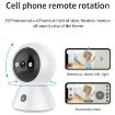 K11 1080P HD Dual-Band Night Vision Full Color WiFi Camera (White) - 4