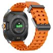 GT98 2-in-1 IP67 Smartwatch & Bluetooth Headphone, Silver Orange - 3