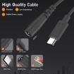 100W Type-C to DC 5.5x2.1mm Charging Adapter, 0.5m Length - 6