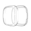 Fitbit Versa 3/Sense Plating Diamonds PC Case (Transparent) - 1