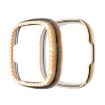 Rose Gold Diamonds PC Case for Fitbit Versa 3/Versa Sense - 1