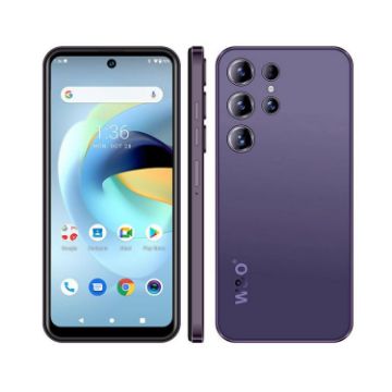 W&O X500 Pro, 6.8" 4G, 4GB+128GB, Helio P35, Android 10, UK Plug, Purple - 1