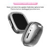 Gray Double Row Diamonds PC Protective Case for Fitbit Versa 3/Sense - 5