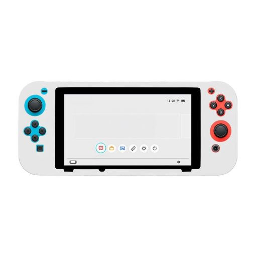 White Silicone Protective Case for Nintendo Switch Console - 1