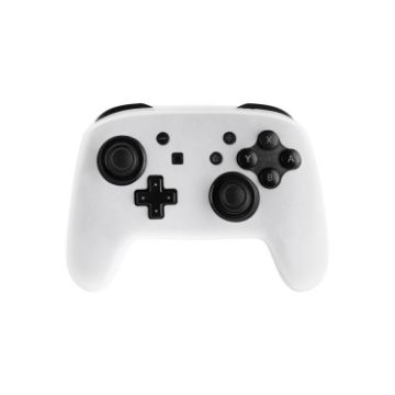 Nintendo Switch Pro Controller White Silicone Protective Cover - 1