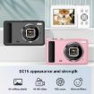 DC15 Blue 4K HD 64MP Camera with 18X Digital Zoom, 2.4" Display - 2