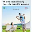 DC15 Blue 4K HD 64MP Camera with 18X Digital Zoom, 2.4" Display - 4