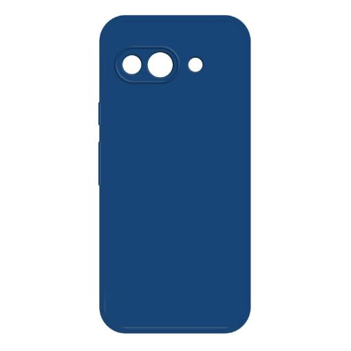 Google Pixel 9a Blue Silicone Phone Case - Imitation Liquid Silicone - 1