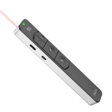 hoco GM202 Wireless Silver Smart PPT Page Turning Pen Clicker - 1