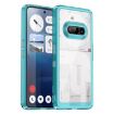 Colorful Series Transparent Blue Acrylic Hybrid Case for Phone 3a - 1