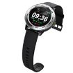 S18 1.3" IP67 Waterproof Smart Watch with Health Monitoring (Silver Black) - 2