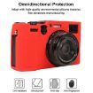 Red Litchi Texture Silicone Case for FUJIFILM X100VI Camera - 4