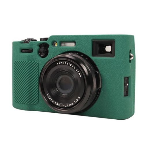 FUJIFILM X100VI Green Litchi Texture Silicone Protective Case - 1