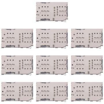 10pcs Original SIM + Micro SD Card Reader for Galaxy S9 SM-G960 - 1
