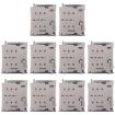 10pcs Original SIM Card Reader for Galaxy S10 5G SM-G977 - 1