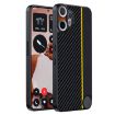 CMF Phone 2 Pro Ultra-thin Black Yellow Carbon Fiber Case - 1