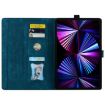 Tecno MegaPad 11 Cartoon Sakura Cat Embossed Leather Case (Blue) - 3
