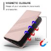 Ulefone Note 19 Pink Retro Leather Embossed Wallet Phone Case - 5
