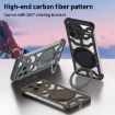 Xiaomi 14 Ultra Gold Carbon Fiber MagSafe Phone Case with Bracket - 2