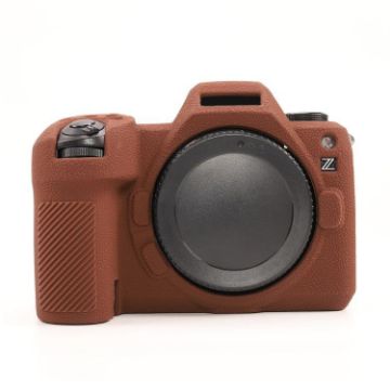 Nikon Z6III Coffee Litchi Texture Silicone Protective Case - 1
