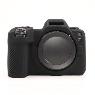 Nikon Z6III Black Litchi Texture Silicone Protective Case - 1