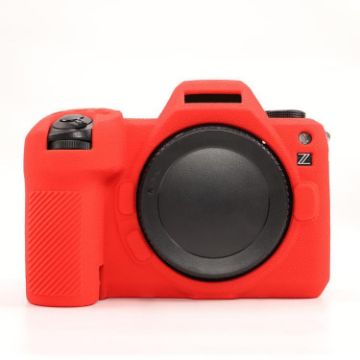 Red Litchi Texture Soft Silicone Case for Nikon Z6III - 1