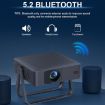 N5-A 1280x720P LCD HD Smart Projector, US Plug, Black - 4