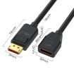 DP2.1 Male to Female Elbow 52Gbps 16K DisplayPort Adapter 50cm - 4