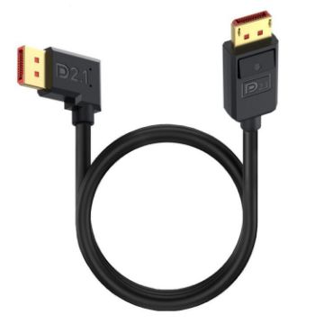 3m Black DP2.1 to DP2.1 52Gbps 16K DisplayPort Extension Adapter - 1