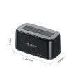ORICO 6819C3 SATA Dock, 2.5/3.5" HDD/SSD Bay, Black, US Plug - 2