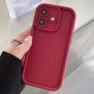 iPhone 16 Wine Red Shockproof Frosted TPU Case with Precise Hole - 1