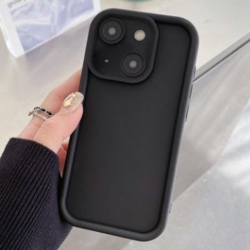 iPhone 14 Plus Shockproof Black TPU Case with Precise Holes - 1