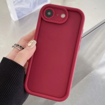 iPhone SE 2022/2020/8/7 Shockproof TPU Case Wine Red - 1