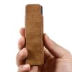 Frosted Retro PU Leather Case for lil Solid 3.0 E-Cigarette (Brown) - 3