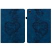 Samsung Galaxy Tab A8 10.5 Love Hearts Leather Case (Dark Blue) - 1