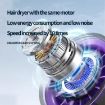 HX-F369 LED Display High Speed Handheld Fan - Dark Grey - 4