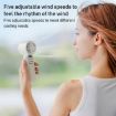 RD21 Purple Handheld Folding Cooling Fan - 5