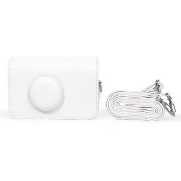 Kodak EKTAR H35/F501/F9 White Leather Camera Case with Strap - 1