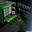2UUL PC01 POWER MAX 200W Multi-Port Charger, US Plug - 2