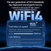 Yesido WP11 WiFi4 Wireless Dongle 150Mbps USB Adapter, Black - 3