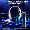 KOTION EACH GS400 Gaming Headset: Bluetooth 2.4GHz Tri-mode, White - 3