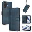 Ulefone Note 21 Retro Leather Phone Case, Dark Blue, Line Splicing - 1