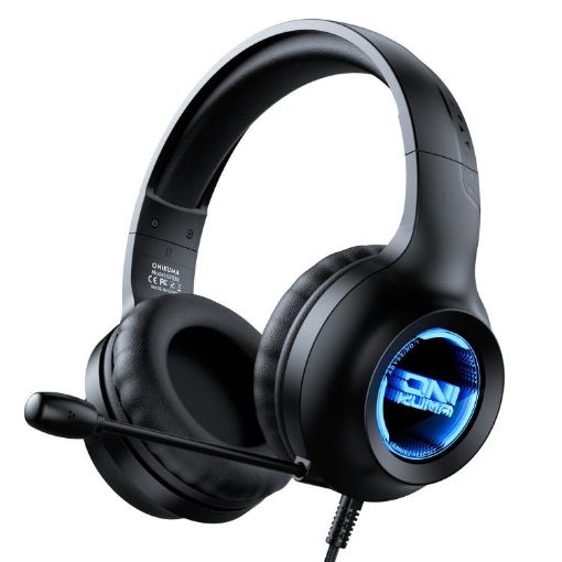 ONIKUMA X36 Game Headphones with Abyss Lamp Effect (Black) - 1