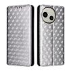 Sharp Aquos R10/R9 Flip Leather Case, Cubic Grid Texture, Silver - 2