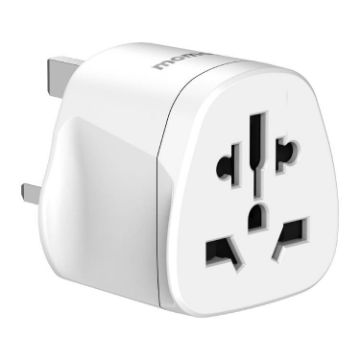 MOMAX UA13 2500W Global Adapter Socket with UK Plug - 1