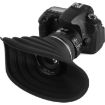 Universal Black Silicone Lens Hood, 30-50mm Size - 4