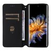 Fossibot S3 Pro Black Cubic Grid Leather Flip Phone Case - 4