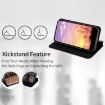 Ulefone Note 16 Pro Brown Flip Leather Case with Grid Texture - 4