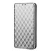 Ulefone Note 17 Pro Silver Flip Case with Cubic Grid Texture - 2